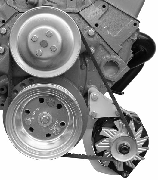 Alan Grove Components 207L Alternator Bracket Driver Side Low Mount Short Water Pump Small Block Chevy