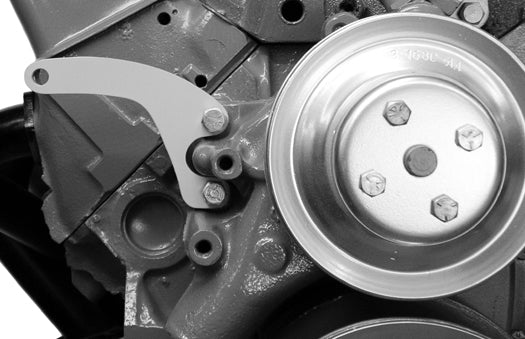 Alan Grove Components 215RO Alternator Support Bracket Passenger Side Mid Mount Long Water Pump Small Block Chevy
