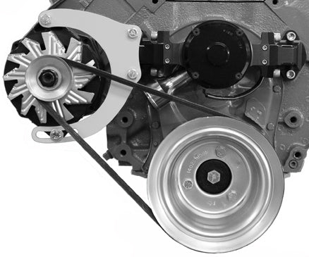Alan Grove Components 236R Alternator Bracket Passenger Side Mid Mount Big Block Chevy