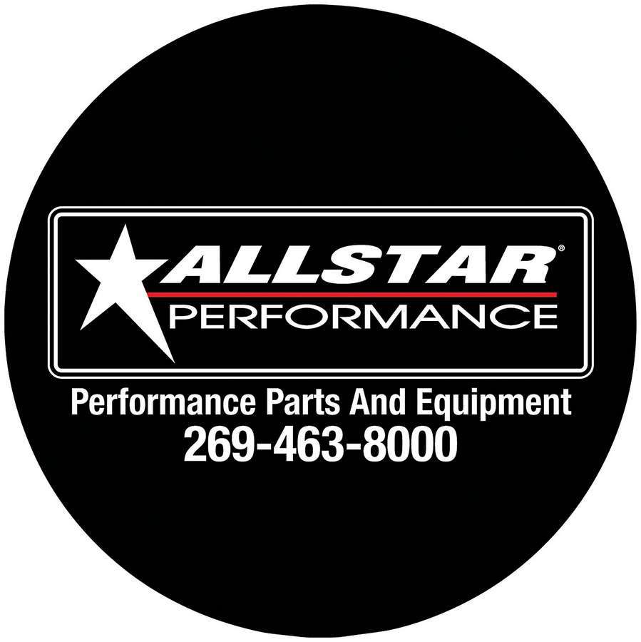 Allstar Performance ALL049-50 Logo Fiber Coasters, Black, Set of 50