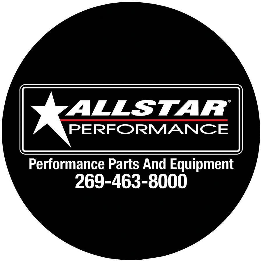 Allstar Performance ALL049 Allstar Logo Fiber Coasters, Black, Set of 10
