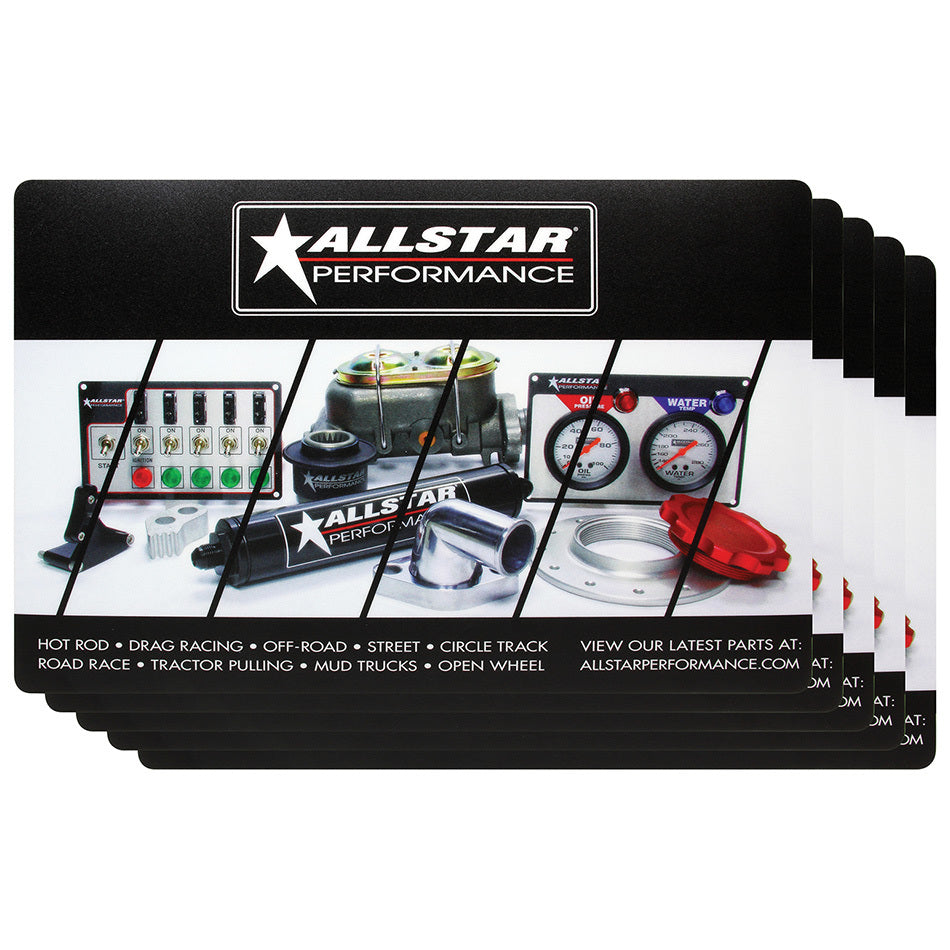 Allstar Performance ALL062-5 Counter Mat Set of 5 with Allstar Logo