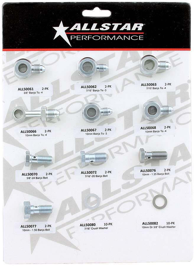 Allstar Performance ALL081 Brake Fitting Display Kit, 2 of 4