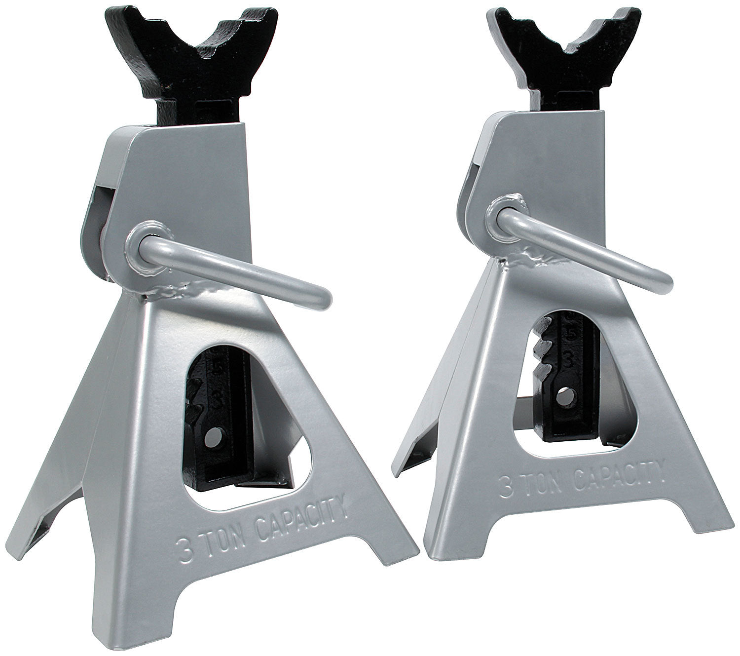 ALLSTAR PERFORMANCE ALL10124 3-Ton Ratchet Jack Stands, 12-1/2 to 17-1/2 in. Tall, Pair