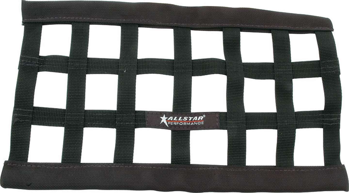 Allstar Performance ALL10248 Low Profile Window Net, 10 x 18-Inch Rectangle, Black