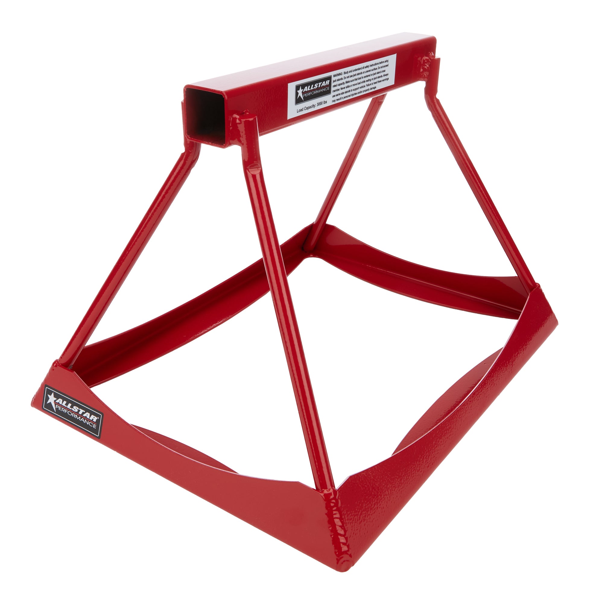 Allstar Performance ALL10253 Stackable Steel Jack Stands, 11-Inch Tall, Red, Pair