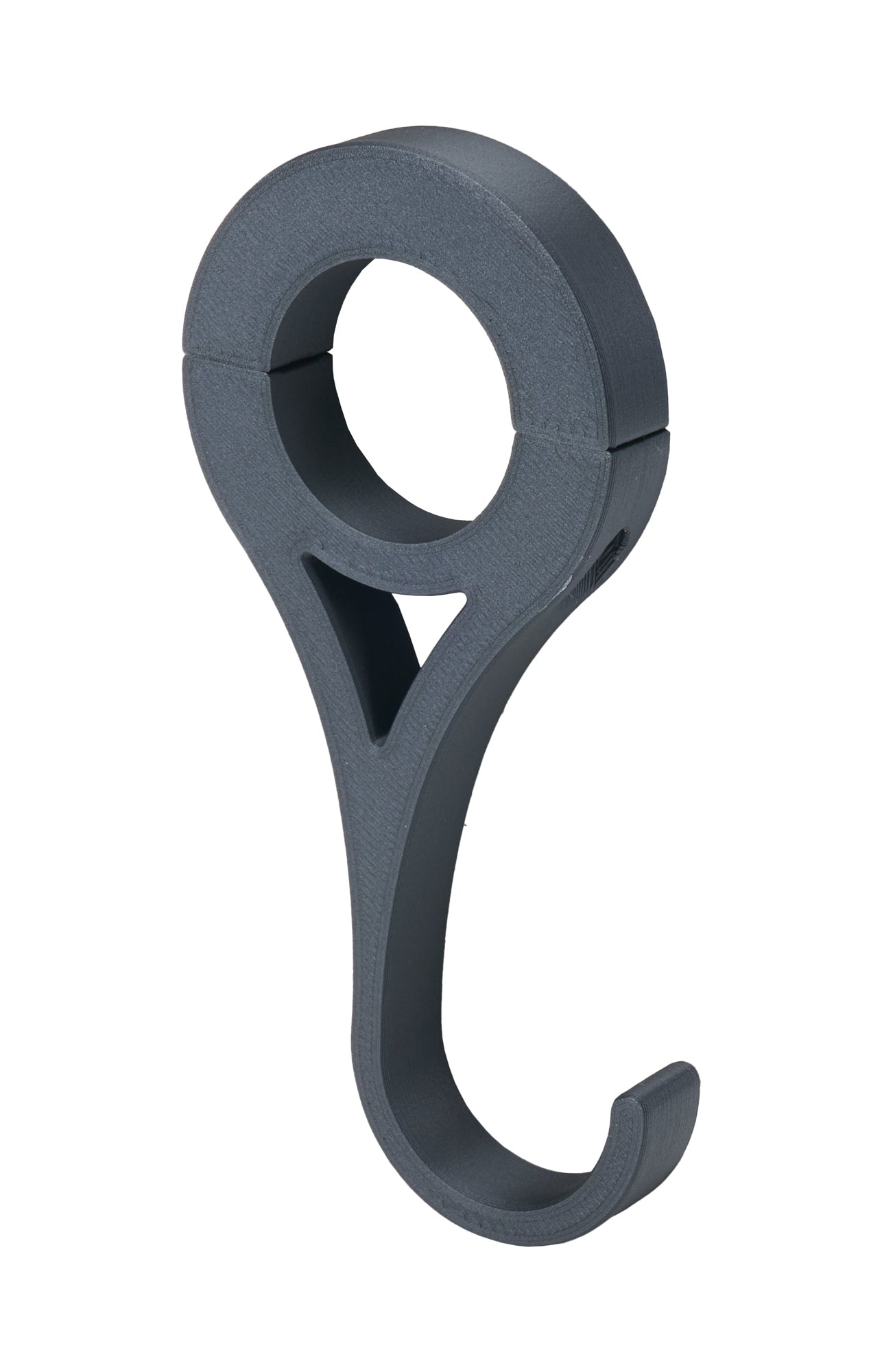 ALLSTAR PERFORMANCE ALL10354 Steering Wheel Hook, Clamp-On Aluminum, Black Anodized, 1-5/8 in Tube