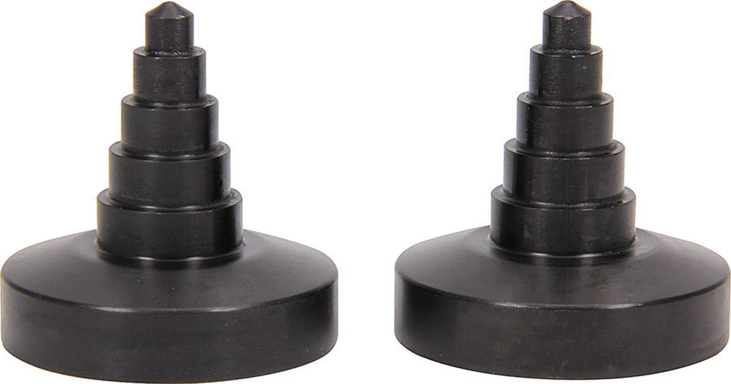 Allstar Performance ALL10672 Rod End Centering Kit, Black Plastic, Pair