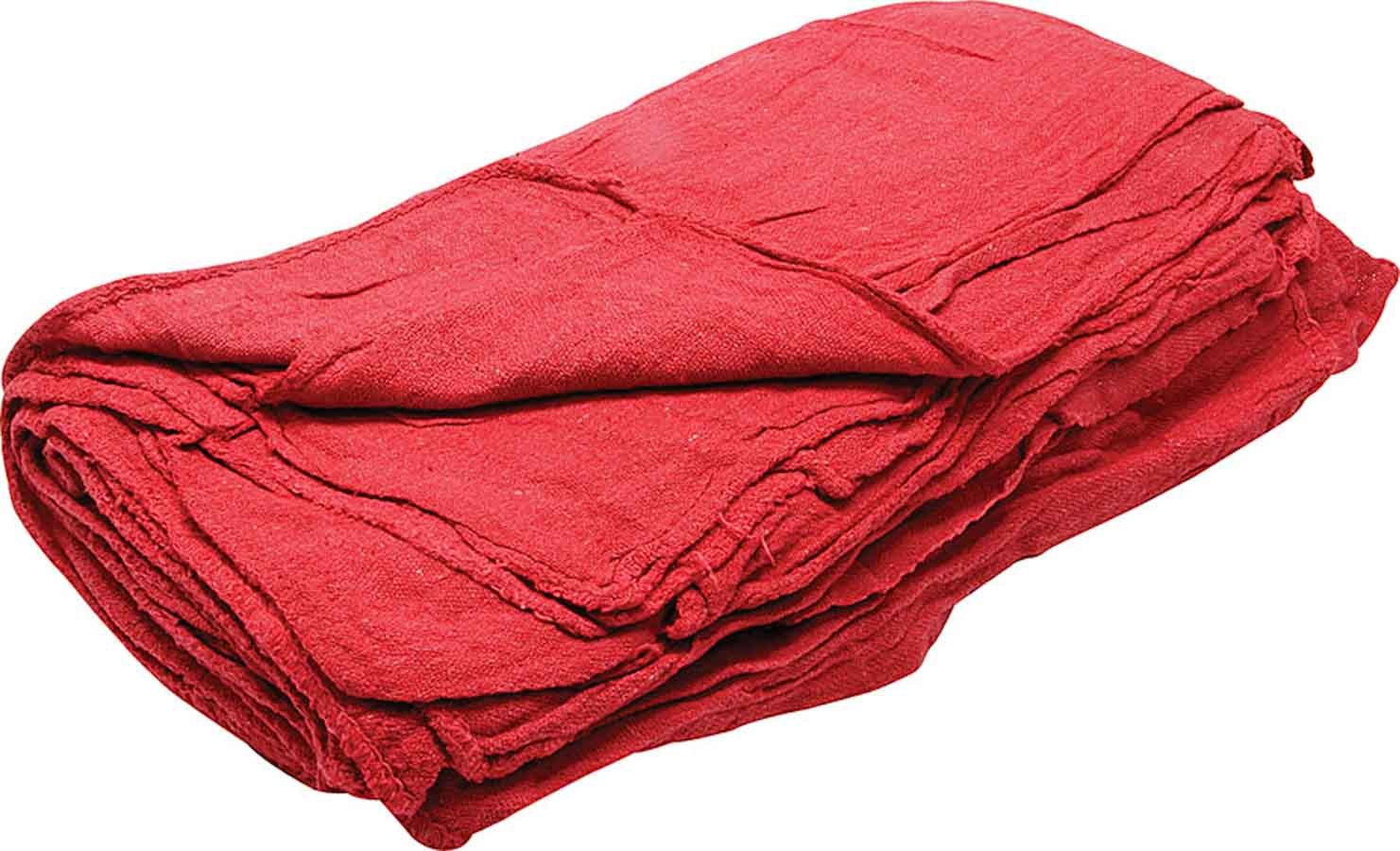 Allstar Performance ALL12010 Red Shop Towels, 25-Pack