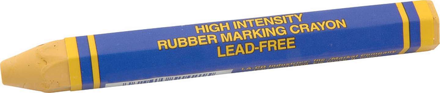 ALLSTAR PERFORMANCE ALL12061 Yellow Tire Crayon, 4-5/8 in Long