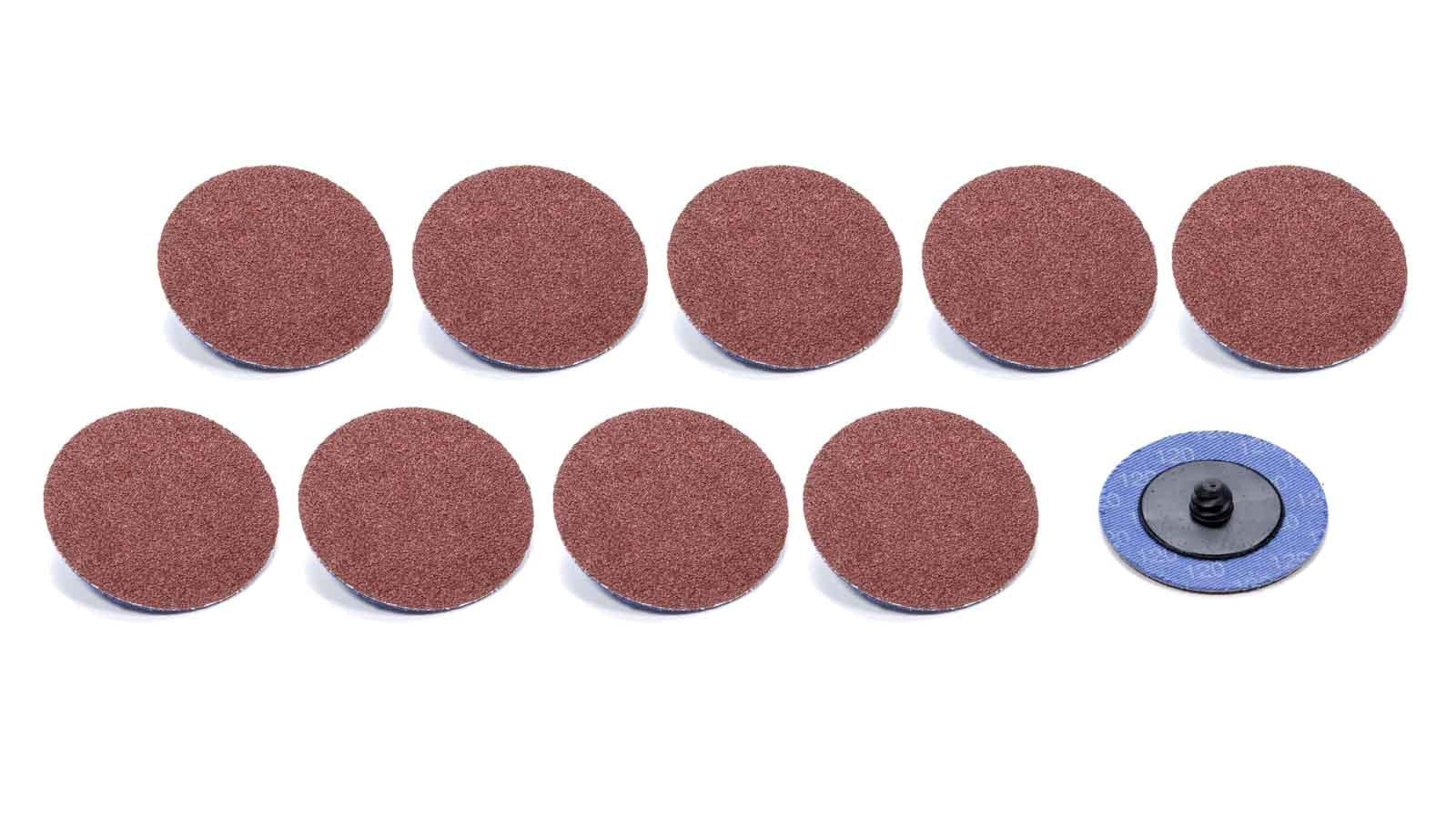Allstar Performance ALL12107 Twist-Lock Sanding Discs, 2-Inch, 120 Grit, 10-Pack