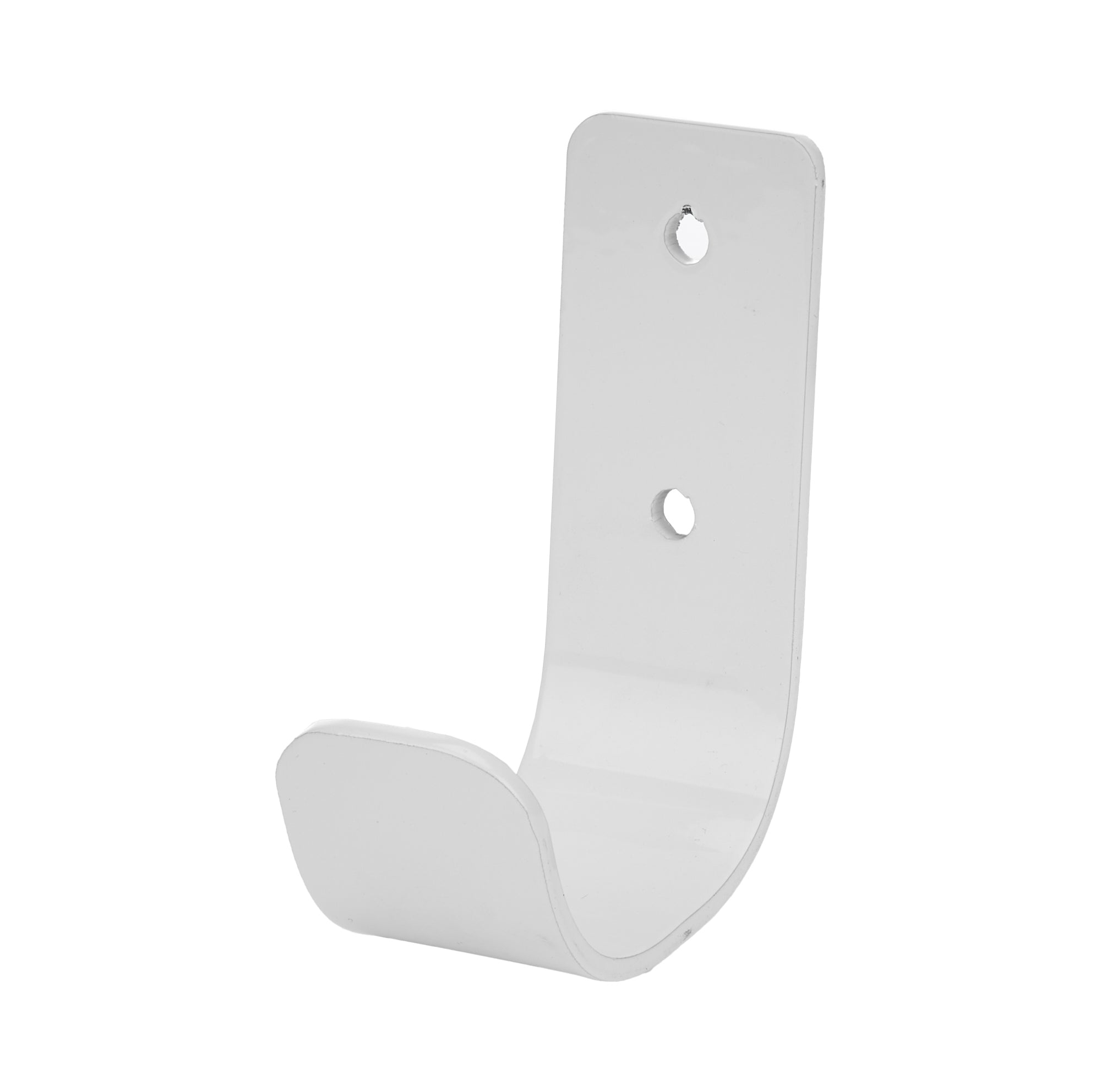 Allstar Performance ALL12195 Universal Wall Mount Hanger, 1-1/2 in Wide Aluminum, White Powder Coat