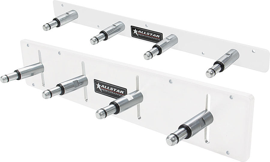 Allstar Performance Adjustable Shock Rack Wall Mount ALL12211, 18-Inch, 4-Shock Capacity