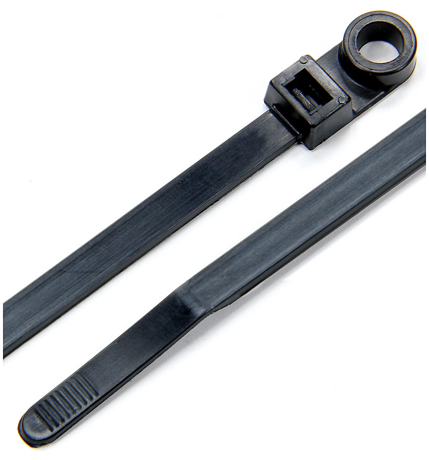 Allstar Performance ALL14390 Black Cable Ties with Mounting Hole, 8-Inch, Pack of 25