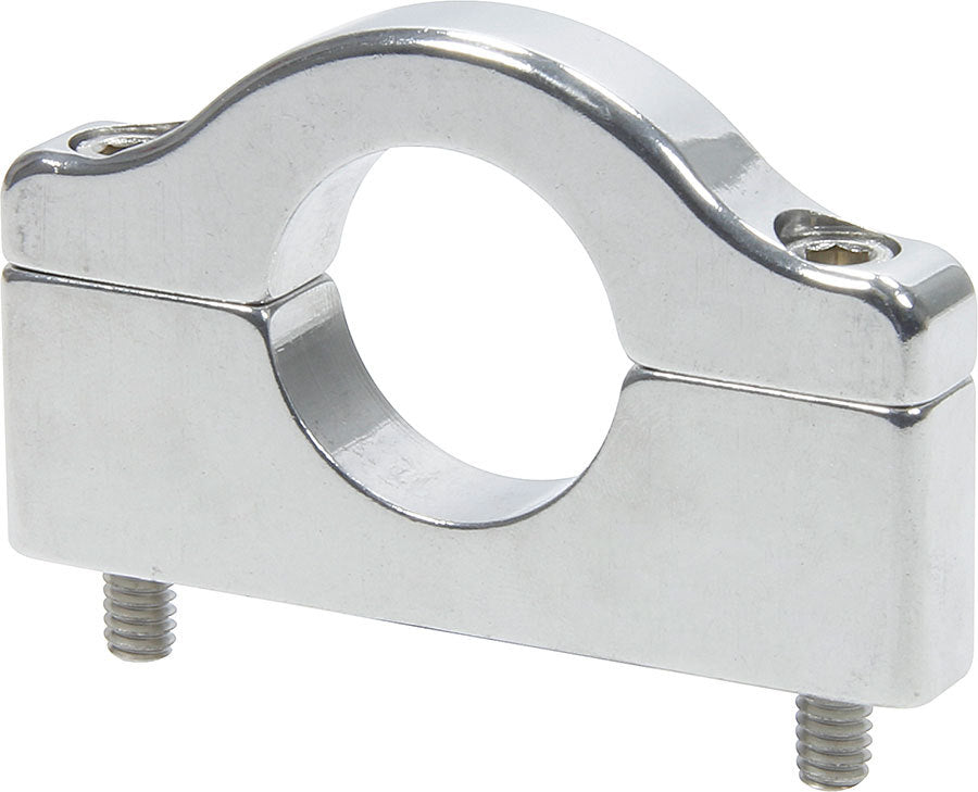 ALLSTAR PERFORMANCE ALL14452 Roll Bar Accessory Clamp, Flat Bottom, 1.25-Inch ID, Polished Aluminum