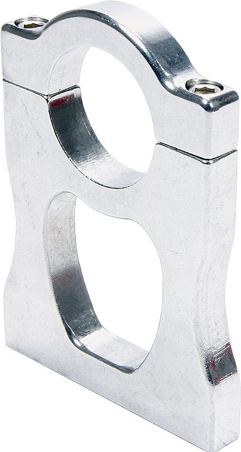 Allstar Performance ALL14474 Flat-Bottom Accessory Bracket, 1.525-Inch ID, Polished Aluminum