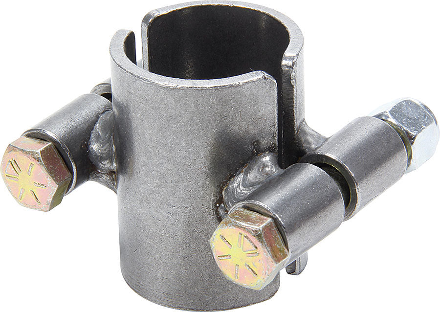 Allstar Performance ALL14481 Tube Clamp, 1-1/4 in ID, 2 in Wide, 2-Bolt Steel, Natural Finish