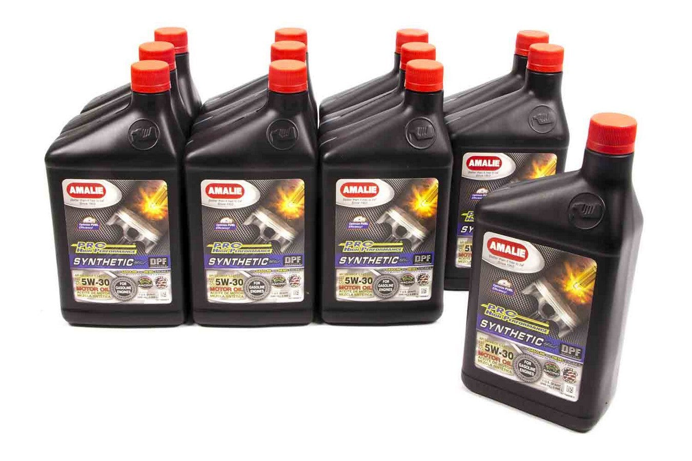 Amalie Motor Oil PRO HP Syn Blend 5w30 Oil Case 12x1Qt 160-75666-56