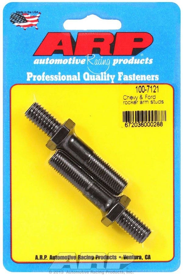 Auto Racing Products Rocker Arm Fastener Kits Chevy/Ford Rocker Arm Stud Kit (2) 100-7121