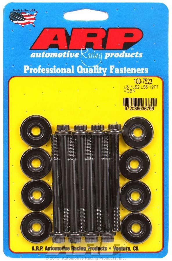Auto Racing Products Engine Component Valve Cover Bolt Kit GM LS1/LS2 12pt 100-7523