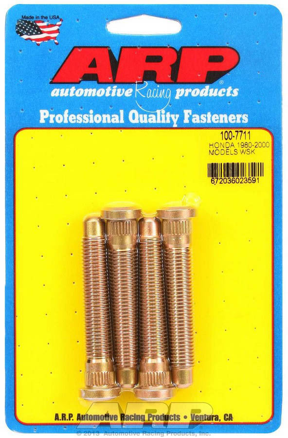 Auto Racing Products Wheel Accessory Wheel Stud Kit - M12x1.5 2.850/.485 Knurl 100-7711
