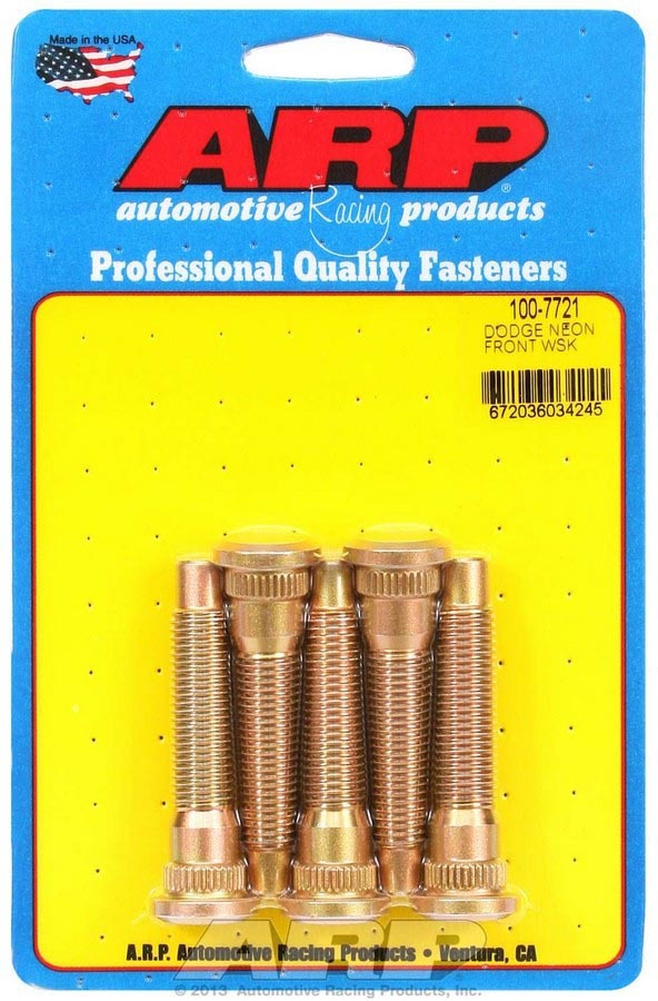 Auto Racing Products Wheel Accessory Wheel Stud Kit - Dodge Neon Front 100-7721