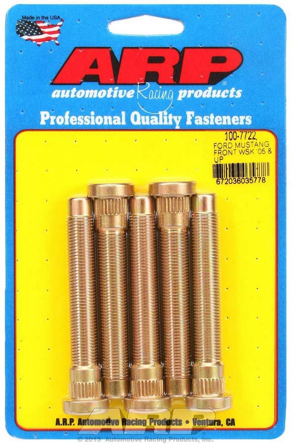 Auto Racing Products Wheel Accessory Wheel Stud Kit - 05-09 Mustang Front 100-7722