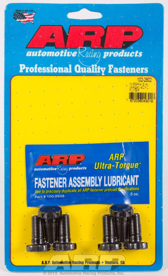 Auto Racing Products Wheel Accessory Nissan Flywheel Bolt Kit 2.4L KA24 4-Cylinder 102-2802