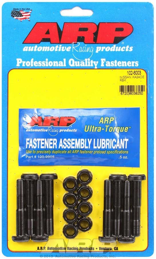 Auto Racing Products Automotive Hardware Rod Bolt Kit - Nissan KA24DE 102-6003