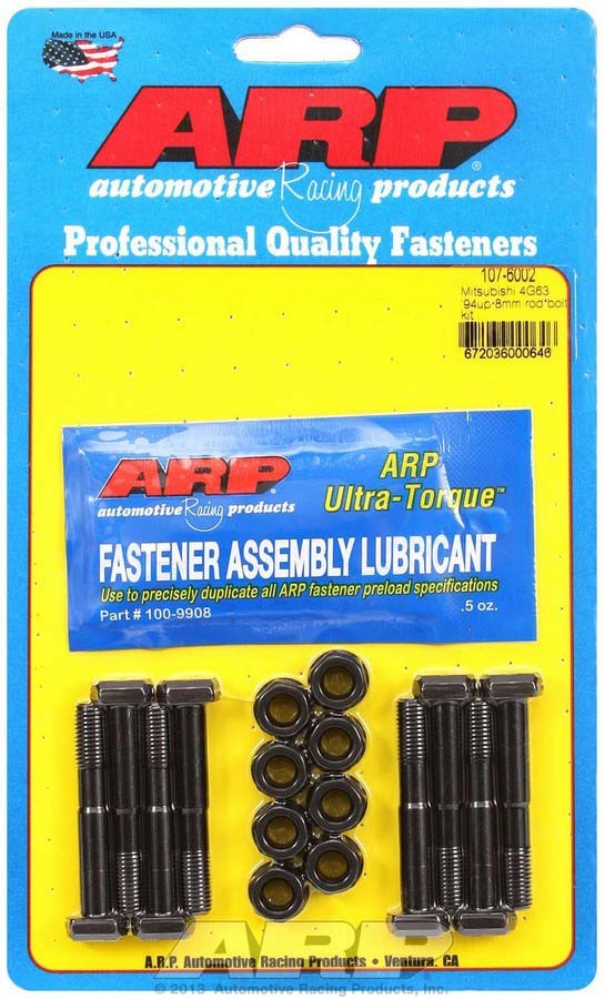 Auto Racing Products Automotive Hardware Mits. Rod Bolt Kit - Fits 94-Up 4G63 107-6002