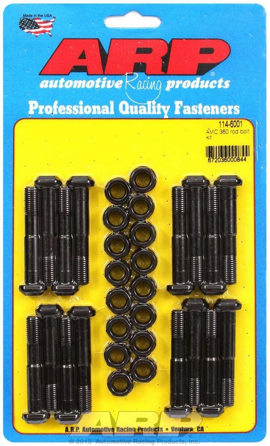 Auto Racing Products Automotive Hardware AMC Rod Bolt Kit - Fits 290/343/360 114-6001