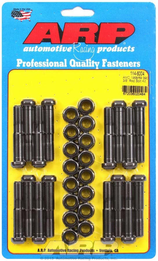 Auto Racing Products Automotive Hardware AMC Rod Bolt Kit - Fits 68-69 390 114-6004