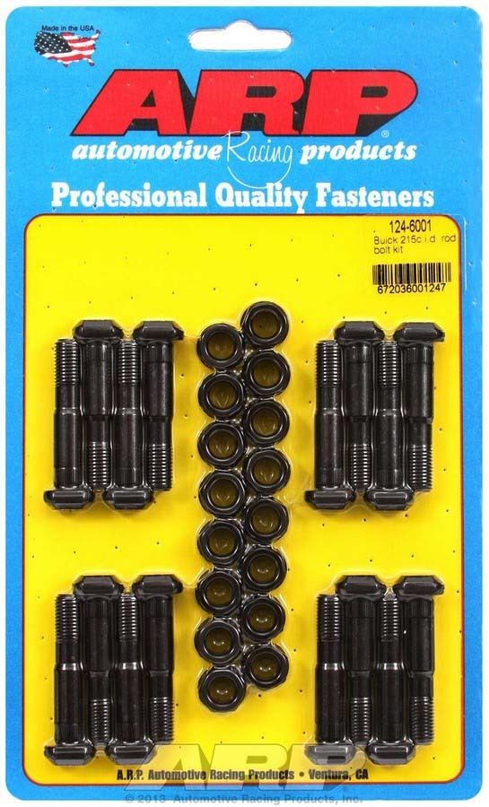 Auto Racing Products Automotive Hardware Buick Rod Bolt Kit - Fits Aluminum 215 V8 124-6001