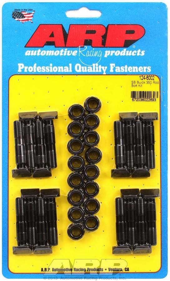 Auto Racing Products Automotive Hardware Buick Rod Bolt Kit - Fits 350 124-6002