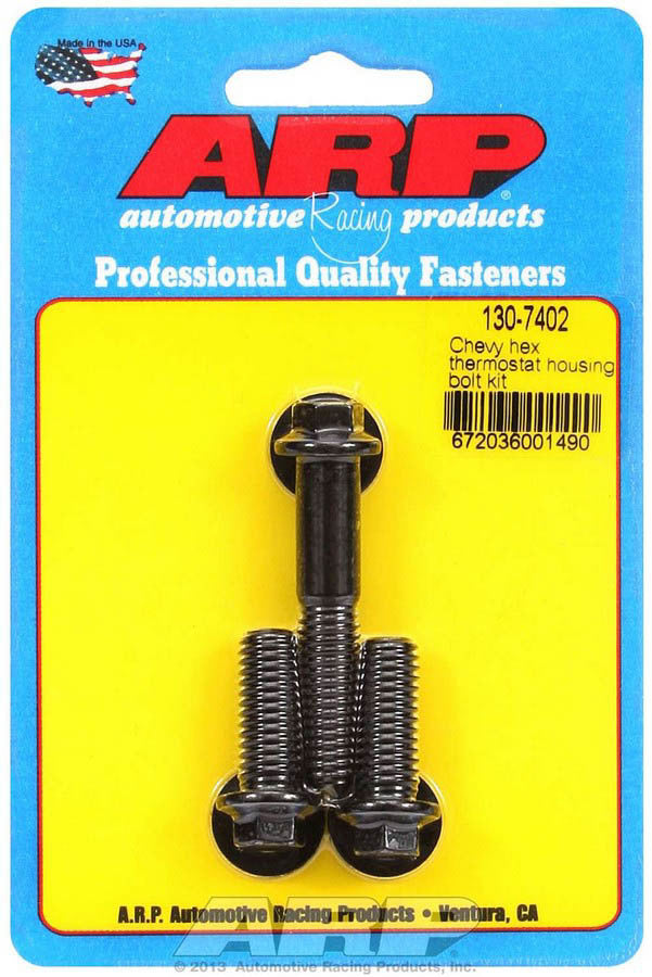 Auto Racing Products Automotive Hardware Chevy Thermostat Housing Bolt Kit - 6pt. 130-7402