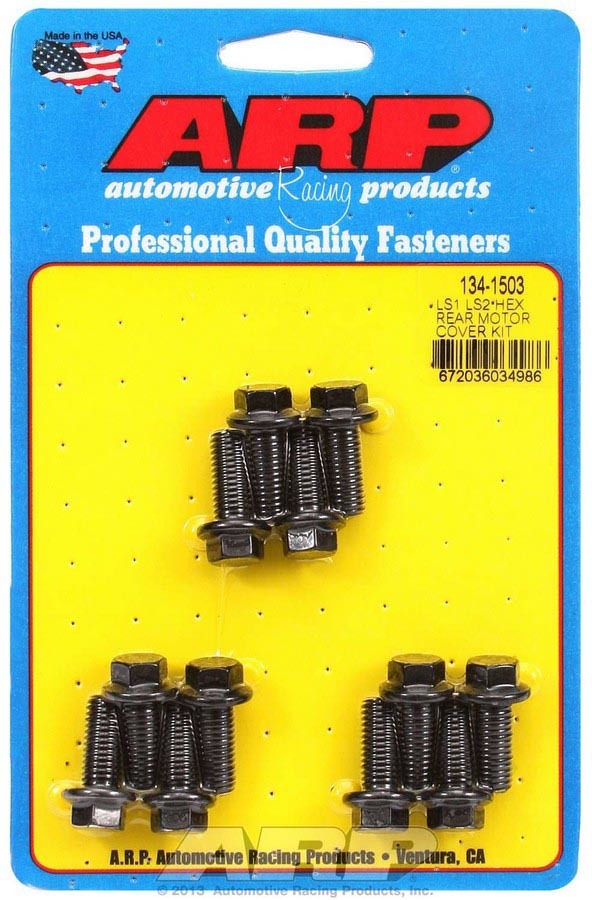 Auto Racing Products Engine Component Rear Motor Cover Bolt Kit - 6pt. LS1/LS2 134-1503