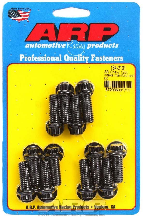 Auto Racing Products Engine Component SBC Intake Bolt Kit 134-2101
