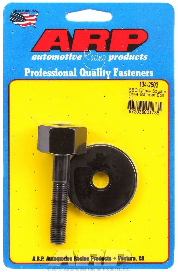 Auto Racing Products Automotive Hardware SBC Square Drive Damper Bolt Kit 134-2503