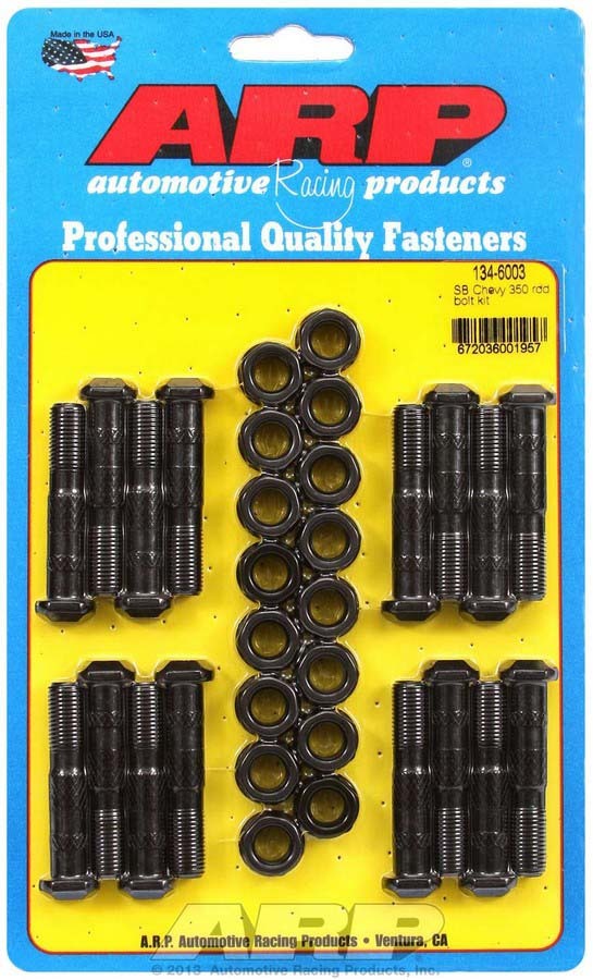Auto Racing Products Engine Component SBC Rod Bolt Kit - Fits 305/307/350 L/J Engines 134-6003