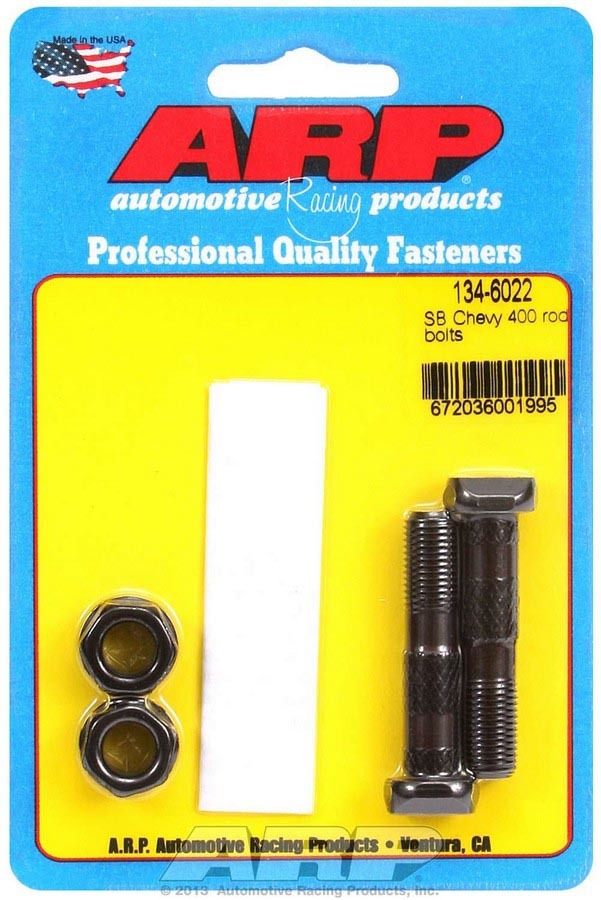 Auto Racing Products Automotive Hardware SBC Rod Bolt Kit - Fits 400 (2-Pack) 134-6022