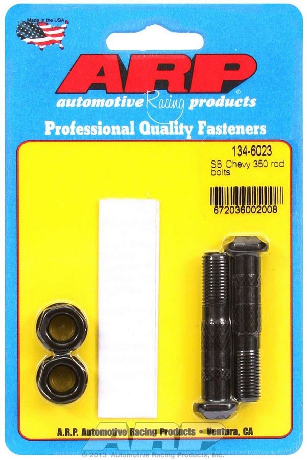 Auto Racing Products Automotive Hardware SBC Rod Bolt Kit - Fits 305/307/350 L/J (2-Pack) 134-6023