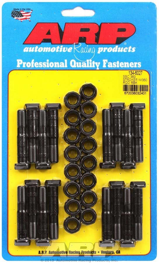 Auto Racing Products Automotive Hardware SBC Rod Bolt Kit - Fits 383 Stroker 134-6027