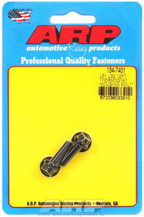 Auto Racing Products Automotive Hardware Thermostat Housing Bolt Kit - 12pt. LS1/LS2 134-7401