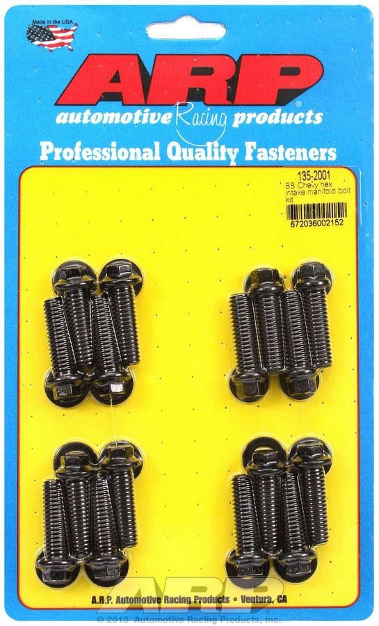 Auto Racing Products Engine Component BBC Intake Bolt Kit 135-2001