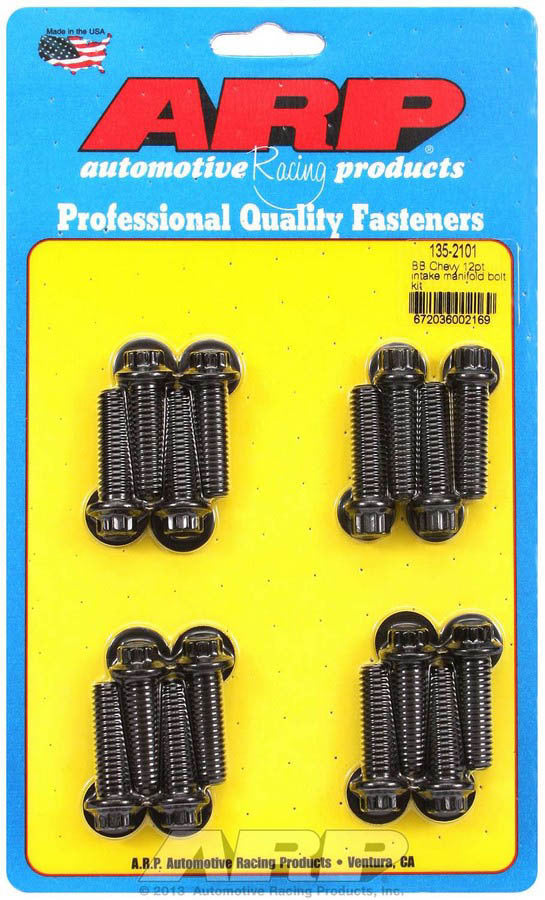 Auto Racing Products Engine Component BBC Intake Bolt Kit 135-2101