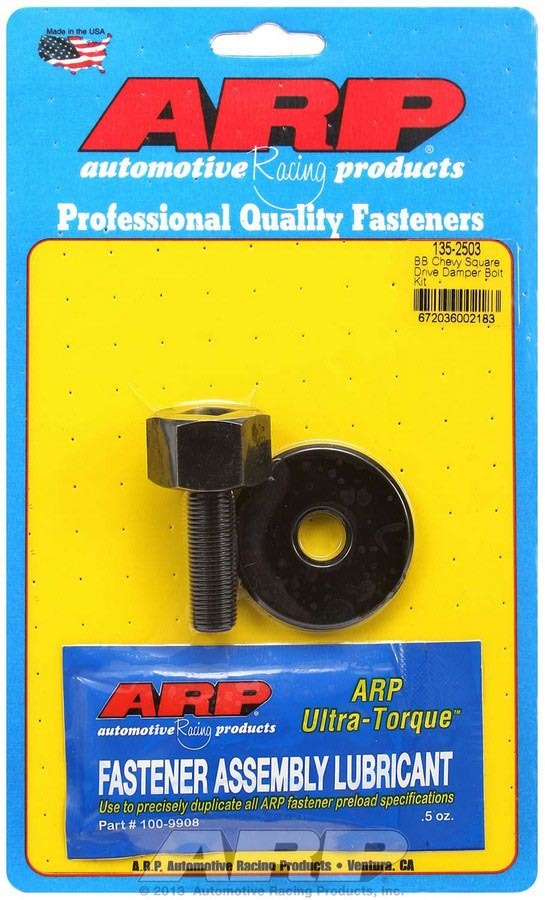 Auto Racing Products Automotive Hardware BBC Square Drive Damper Bolt Kit 135-2503