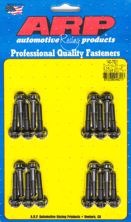 Auto Racing Products Engine Component Valve Cover Bolt Kit 12pt Mopar 5.7/6.1L Hemi 140-7501