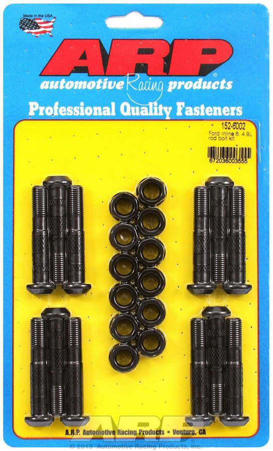 Auto Racing Products Automotive Hardware Ford Rod Bolt Kit - 4.9L Inline 6 152-6002