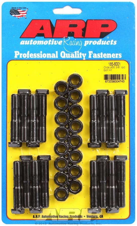 Auto Racing Products Automotive Hardware Olds Rod Bolt Kit - Fits 455 185-6001