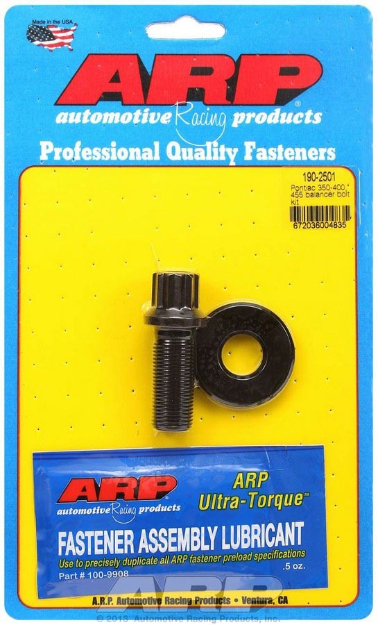 Auto Racing Products Automotive Hardware Pontiac Balancer Bolt Kit 190-2501